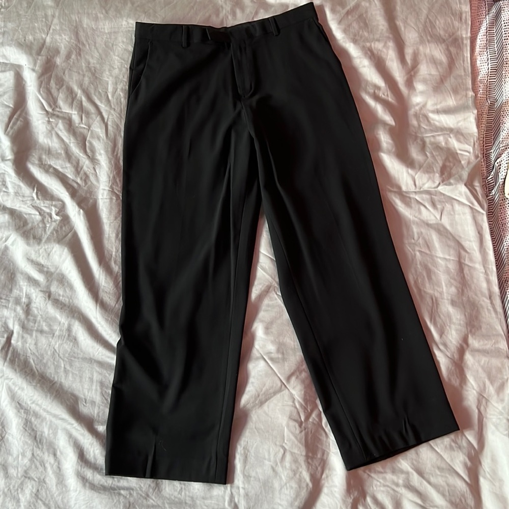 Men’s black suit pants